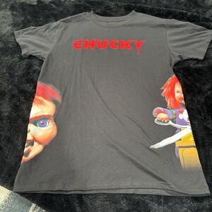 Chucky Graphic Black T-Shirt